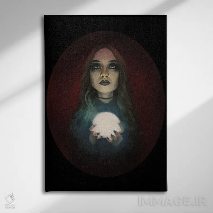 تابلو دکوراتیو احضار ارواح اثر دیینزو - نمای روبهرو روی دیوار