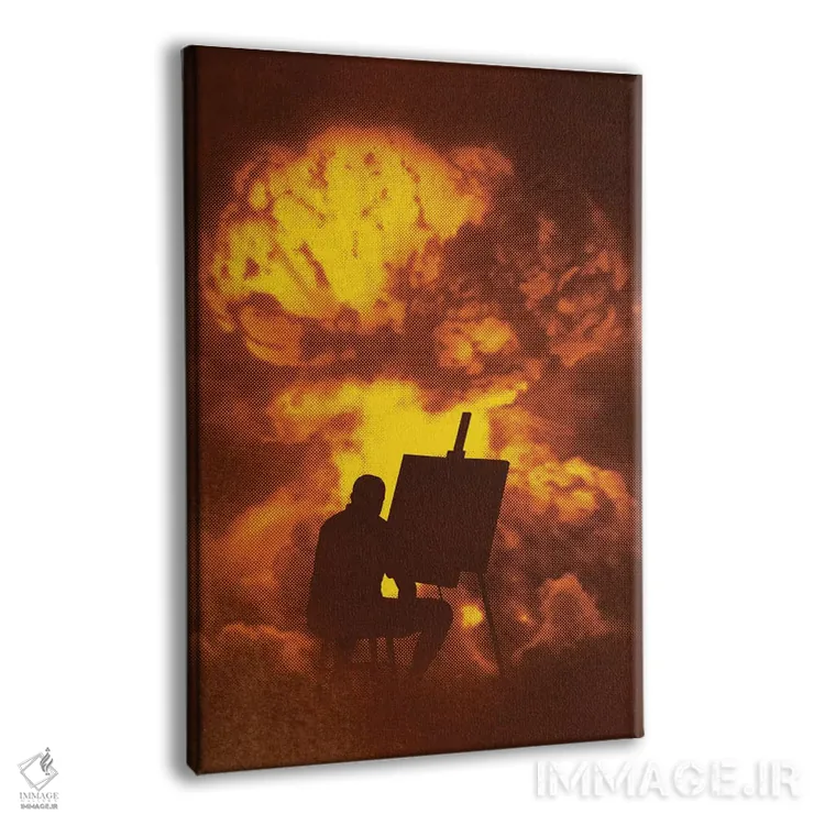 تابلو دکوراتیو اثر فاجعه آمیز - نمای پرسپکتیو محصول