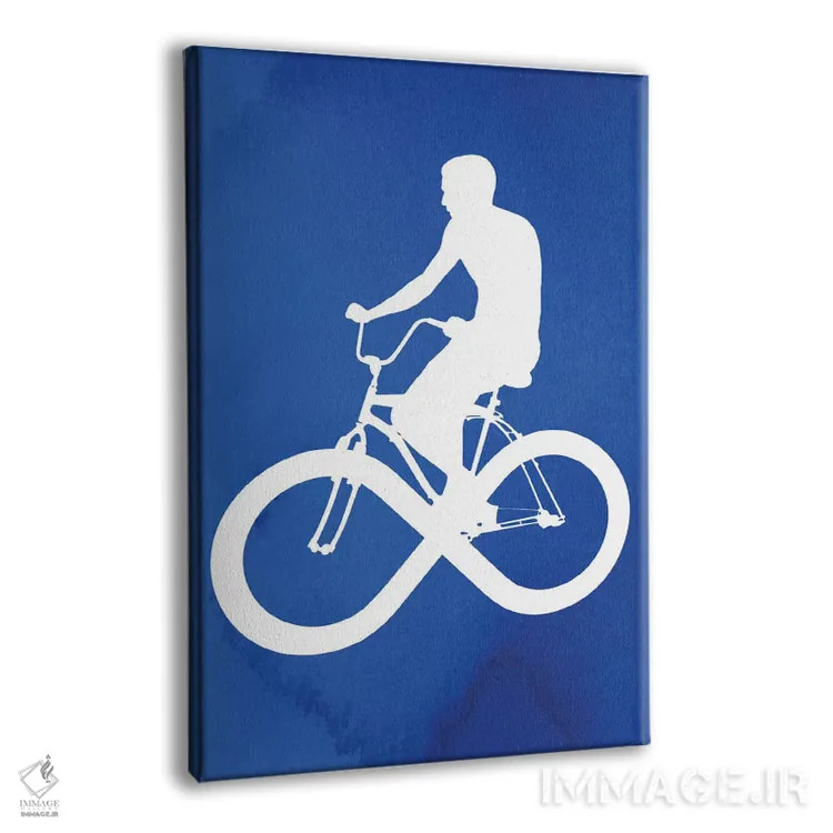 تابلو دکوراتیو چرخه بی پایان اثر راب دابی - نمای پرسپکتیو محصول