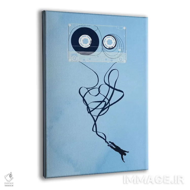 تابلو دکوراتیو حرکت سریع به جلو اثر راب دابی - نمای پرسپکتیو محصول