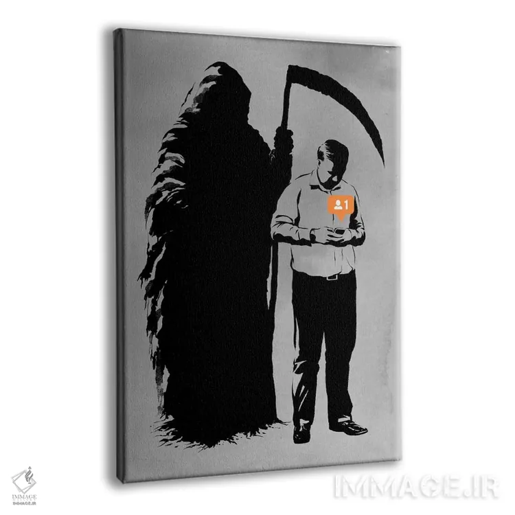 تابلو دکوراتیو دنبال کننده جدید اثر راب دابی - نمای پرسپکتیو محصول