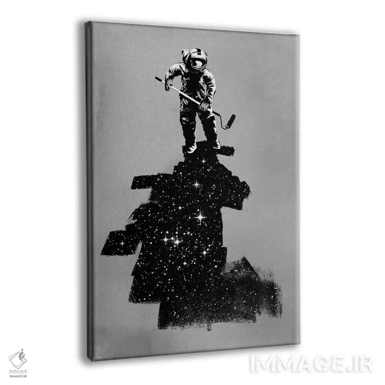 تابلو دکوراتیو فضای منفی اثر راب دابی - نمای پرسپکتیو محصول