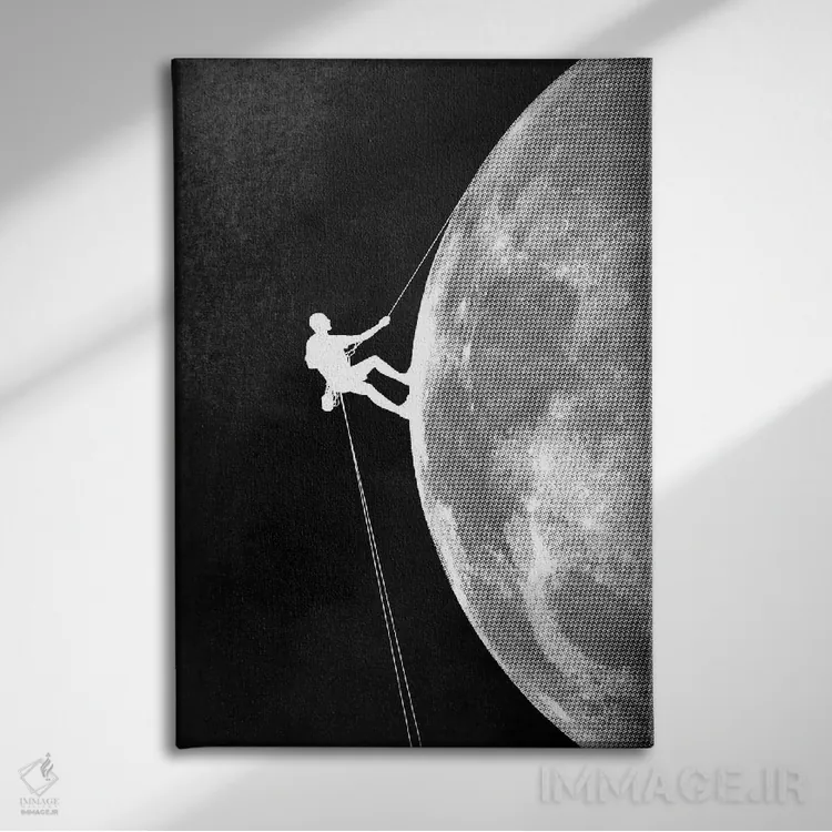 تابلو دکوراتیو صعود اثر راب دابی - نمای روبهرو روی دیوار