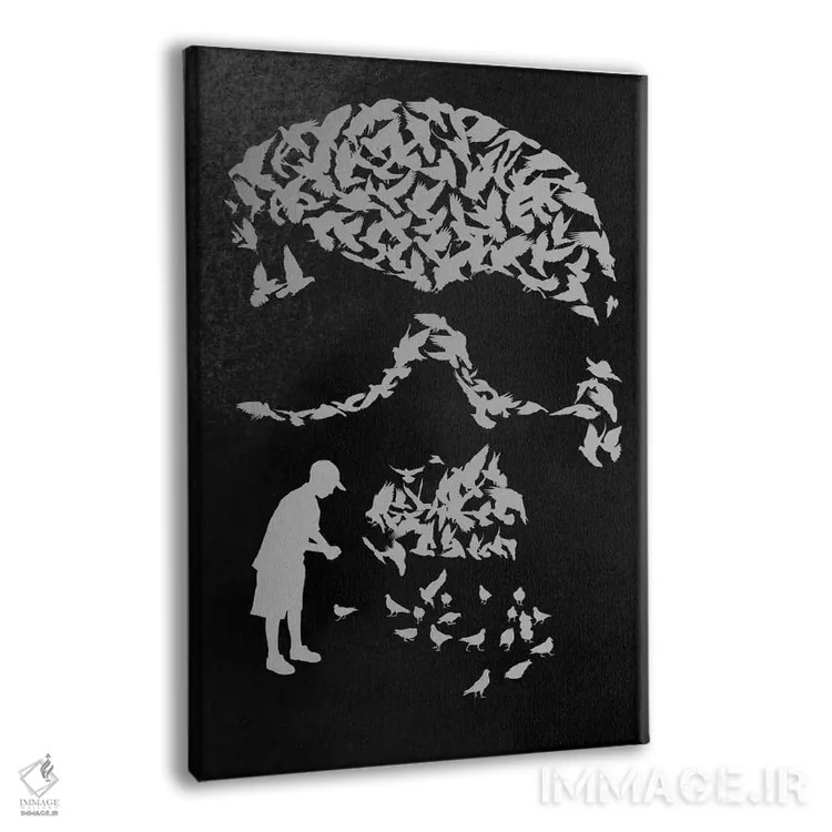 تابلو دکوراتیو طبقه بندی شده اثر راب دابی - نمای پرسپکتیو محصول