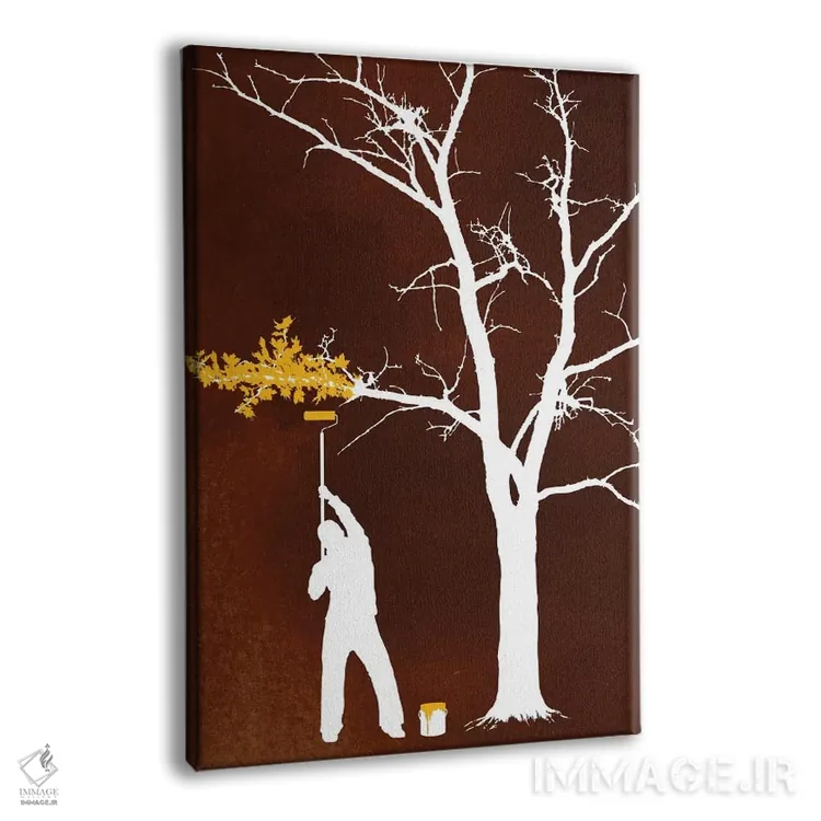 تابلو دکوراتیو نقاشی برجسته اثر راب دابی - نمای پرسپکتیو محصول