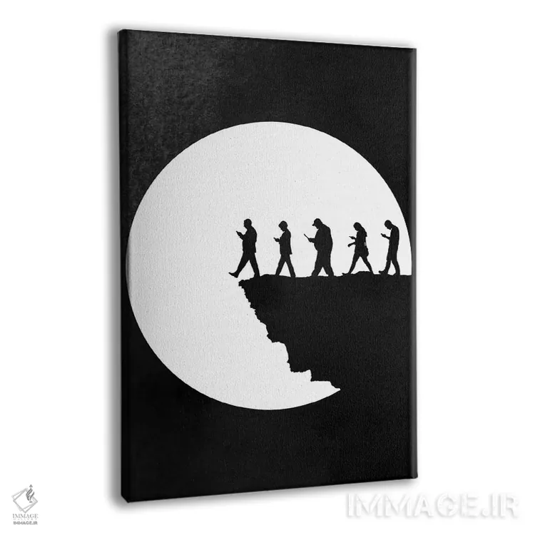 تابلو دکوراتیو مطیع اثر راب دابی - نمای پرسپکتیو محصول