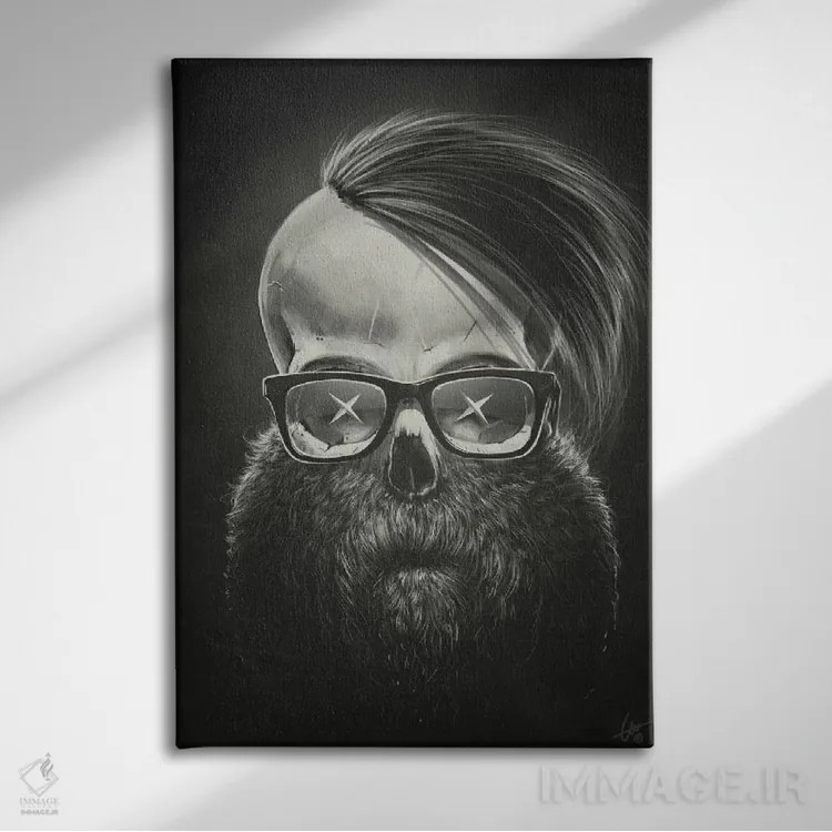 تابلو دکوراتیو نرد اثر دکتر لوکاس برژاک - نمای روبهرو روی دیوار