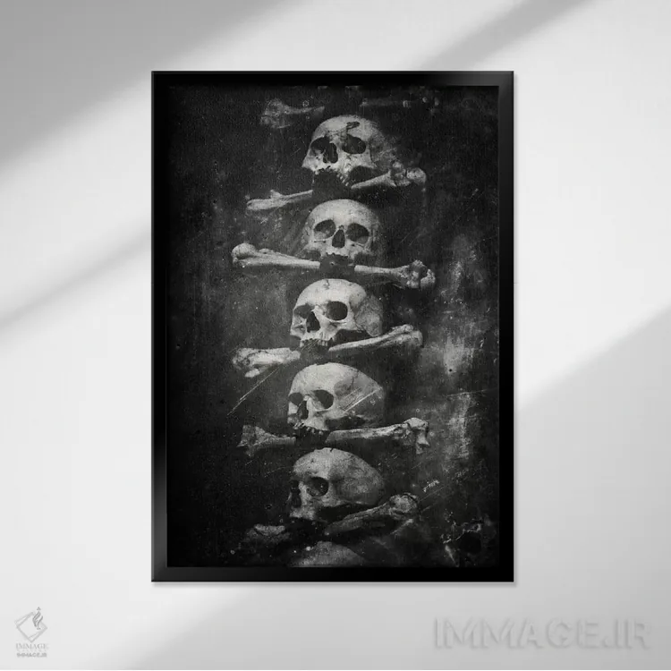 تابلو دکوراتیو روزی جنگجو بودند ۶ اثر دکتر لوکاس برژاک - نمای قابدار مشکی