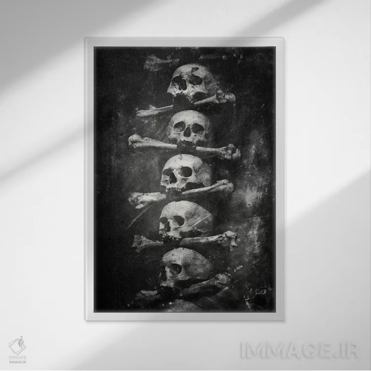 تابلو دکوراتیو روزی جنگجو بودند ۶ اثر دکتر لوکاس برژاک - نمای قابدار سفید