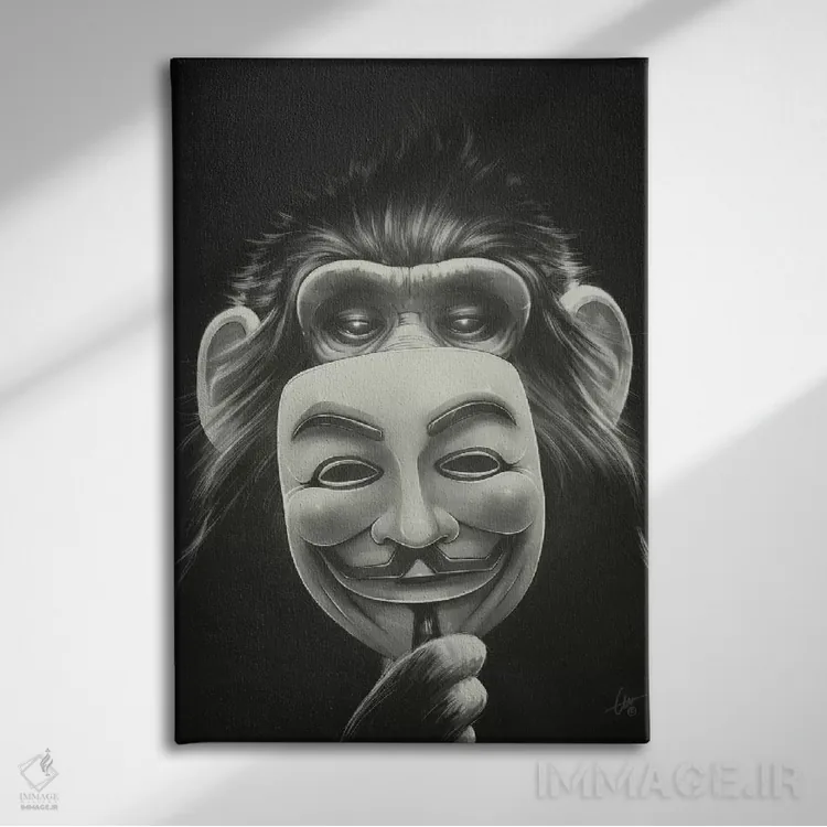 تابلو دکوراتیو ناشناس اثر دکتر لوکاس برژاک - نمای روبهرو روی دیوار