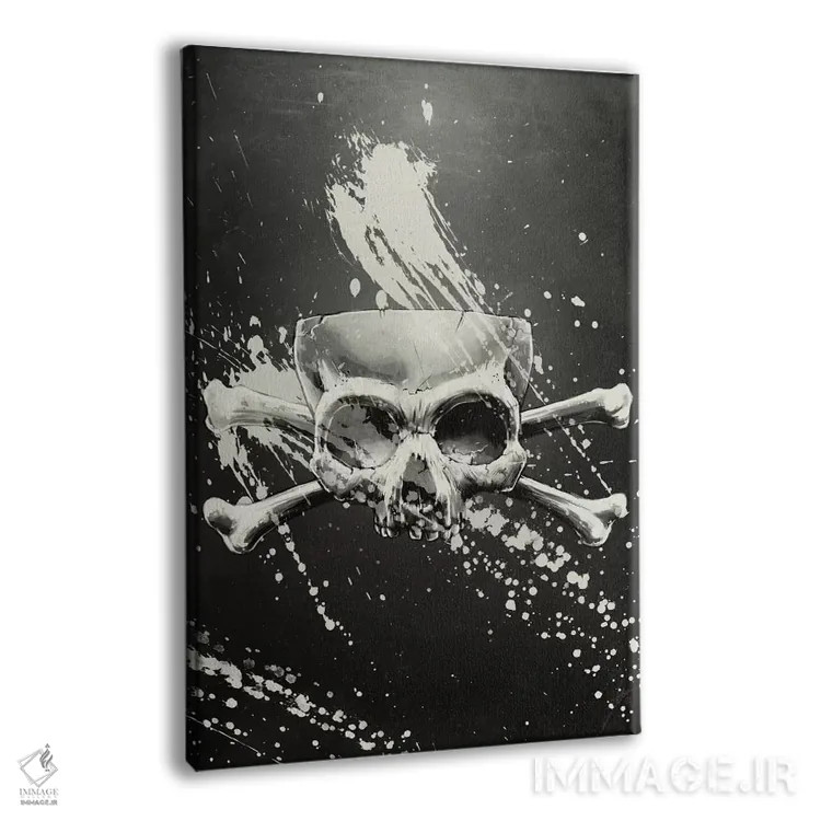 تابلو دکوراتیو دروغ پنهان اثر دکتر لوکاس برژاک - نمای پرسپکتیو محصول