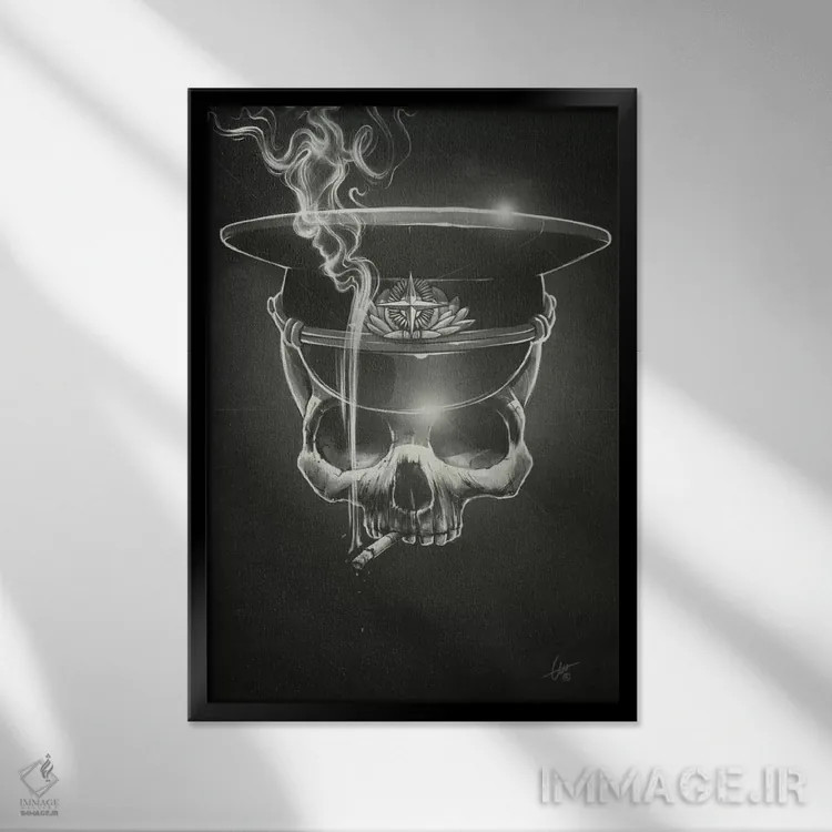 تابلو دکوراتیو از رهبر پیروی کن اثر دکتر لوکاس برژاک - نمای قابدار مشکی