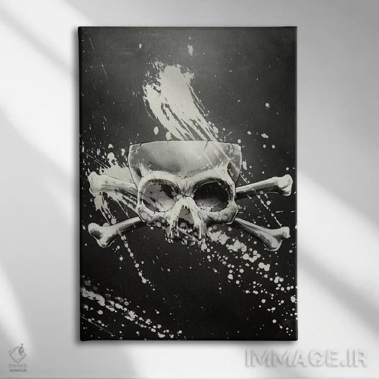 تابلو دکوراتیو دروغ پنهان اثر دکتر لوکاس برژاک - نمای روبهرو روی دیوار