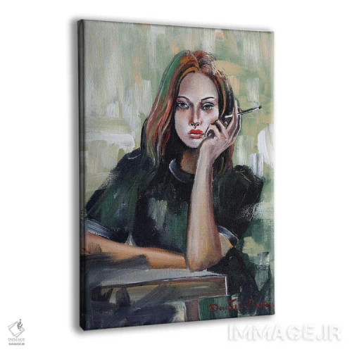 تابلو دکوراتیو خیلی حوصله ام سر رفته اثر دوناتلا مارائونی - نمای پرسپکتیو محصول