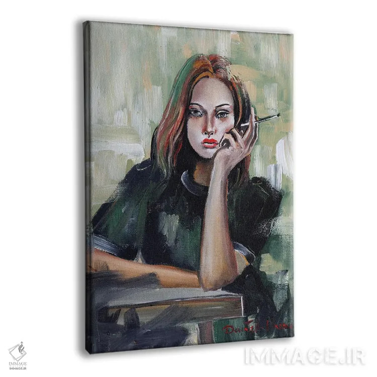 تابلو دکوراتیو خیلی حوصله ام سر رفته اثر دوناتلا مارائونی - نمای پرسپکتیو محصول