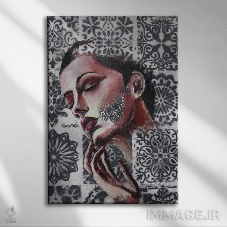 تابلو دکوراتیو احساسات اثر دوناتلا مارائونی - نمای روبهرو روی دیوار