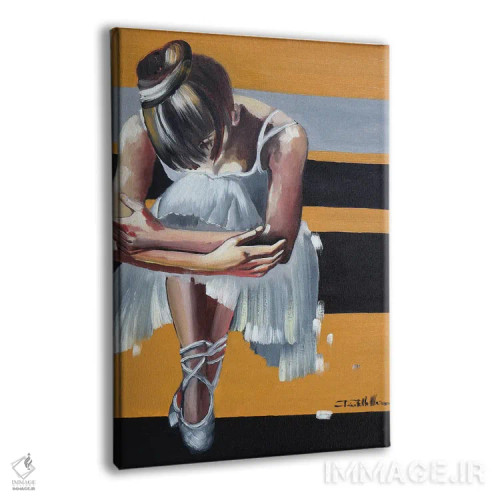 تابلو دکوراتیو زمان متوقف می شود اثر دوناتلا مارائونی - نمای پرسپکتیو محصول