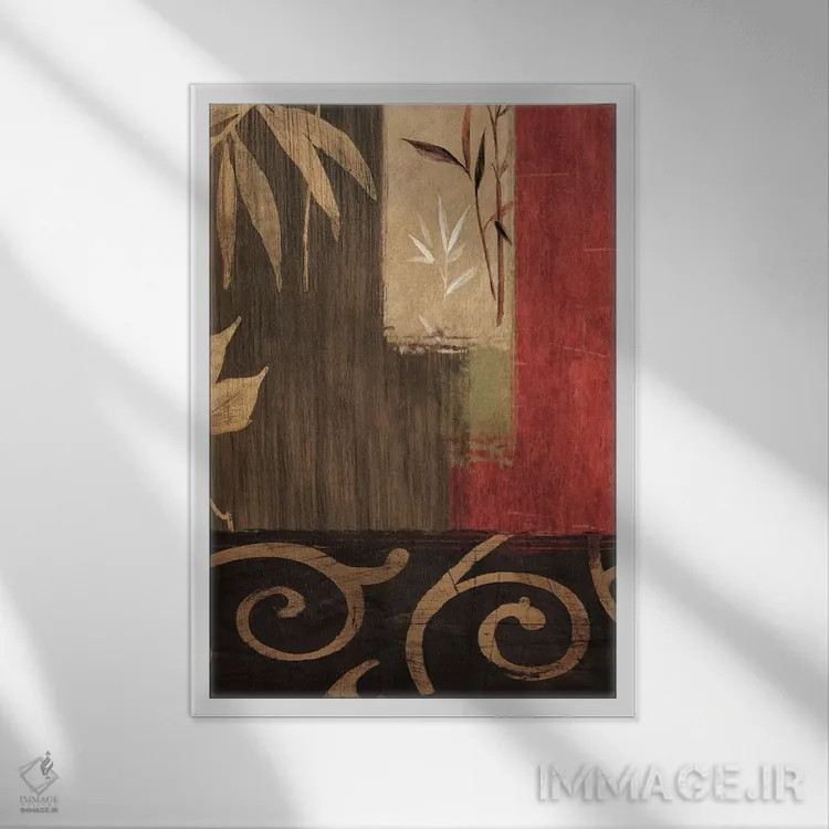 تابلو انتزاعی وفاداری I اثر کریس دونوان - نمای قابدار سفید
