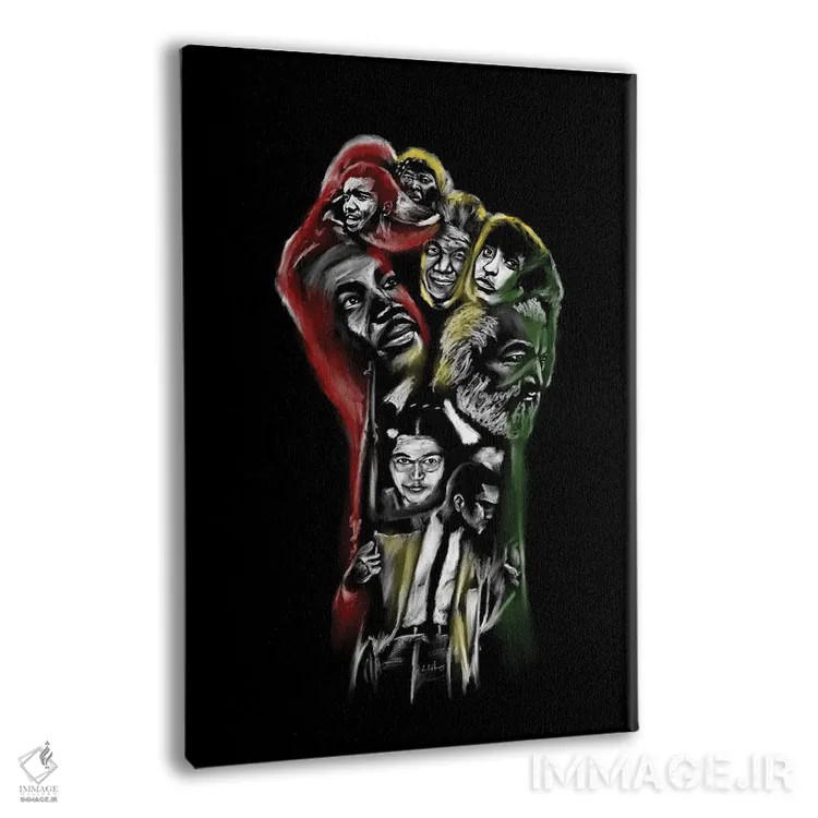 تابلو دکوراتیو دانش قدرت است اثر هنر اندرو - نمای پرسپکتیو محصول