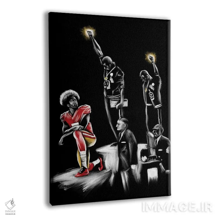 تابلو دکوراتیو موضع بگیر اثر هنر اندرو - نمای پرسپکتیو محصول