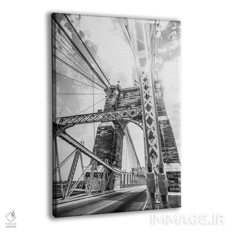 تابلو دکوراتیو منظره پل I اثر دانی کوئلن - نمای پرسپکتیو محصول