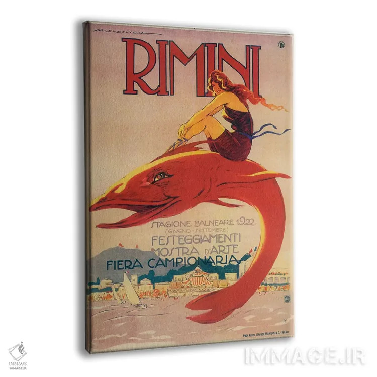 تابلو دکوراتیو ریمینی اثر مارچلو دودوویچ - نمای پرسپکتیو محصول