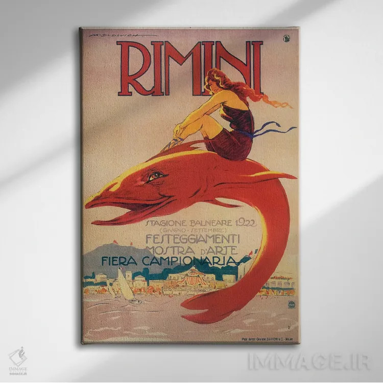 تابلو دکوراتیو ریمینی اثر مارچلو دودوویچ - نمای روبهرو روی دیوار