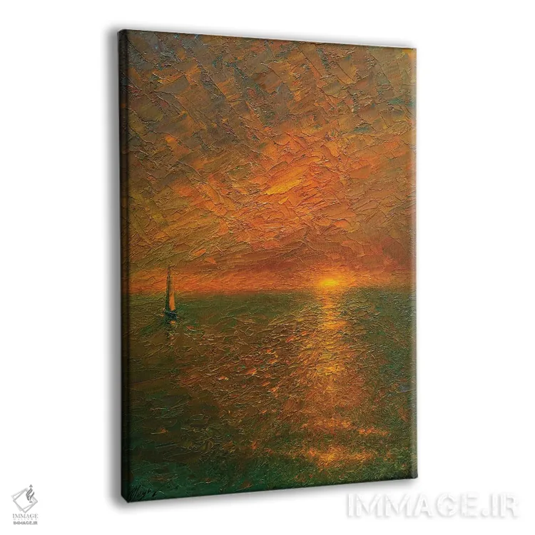 تابلو دکوراتیو غروب XIV اثر دمیتری اولین - نمای پرسپکتیو محصول