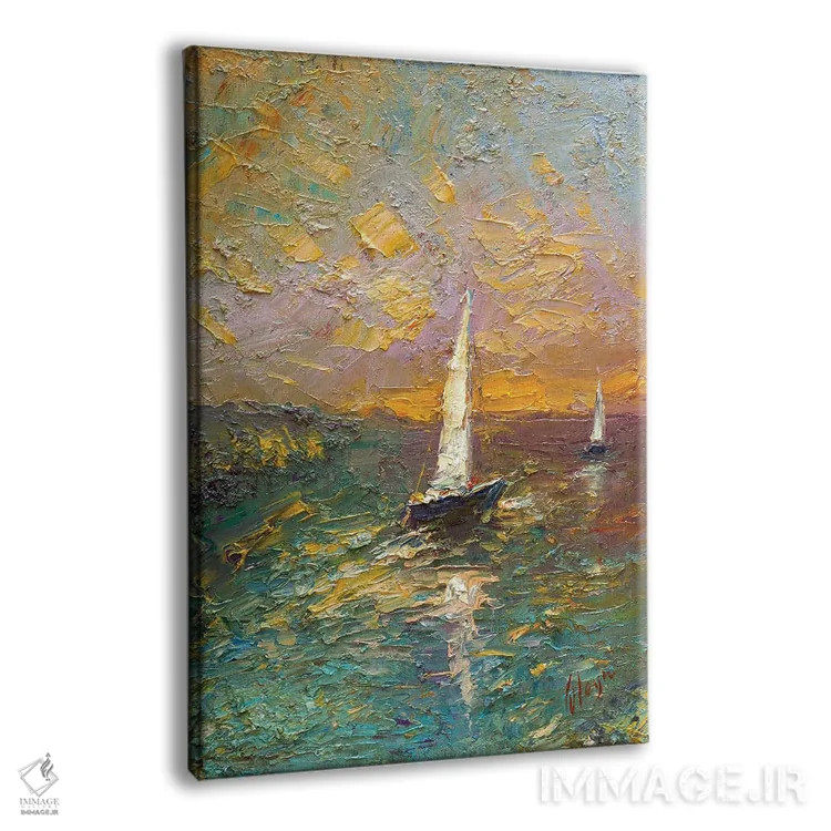 تابلو دکوراتیو رودخانه بارانی III اثر دمیتری اولین - نمای پرسپکتیو محصول