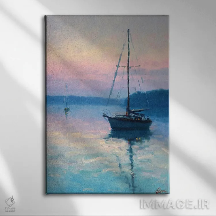 تابلو دکوراتیو غروب XXII اثر دمیتری اولین - نمای روبهرو روی دیوار