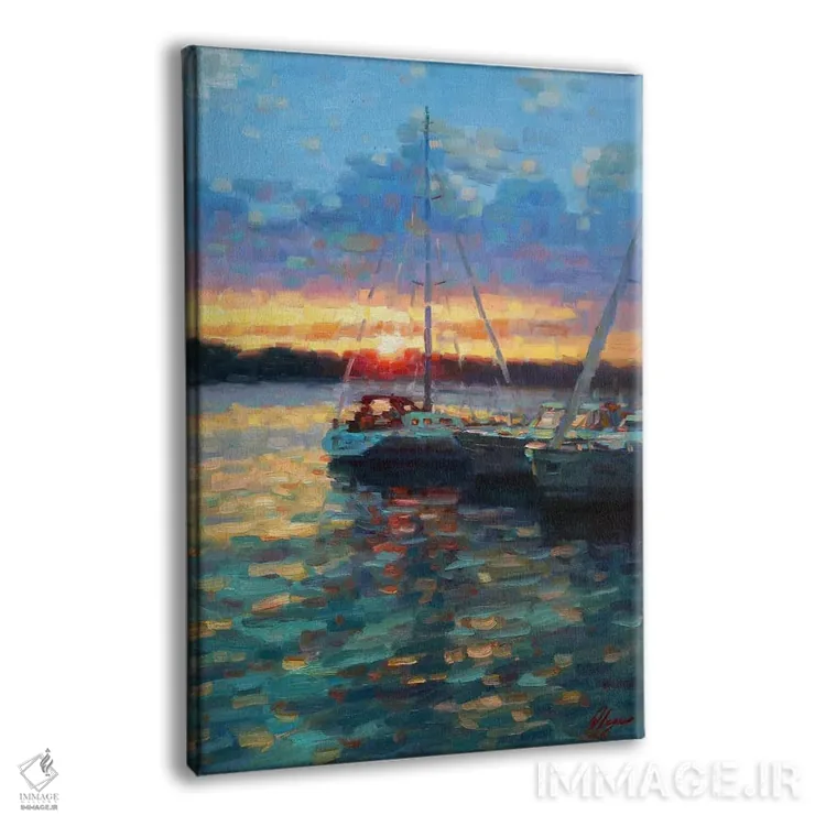 تابلو دکوراتیو غروب XV اثر دمیتری اولین - نمای پرسپکتیو محصول