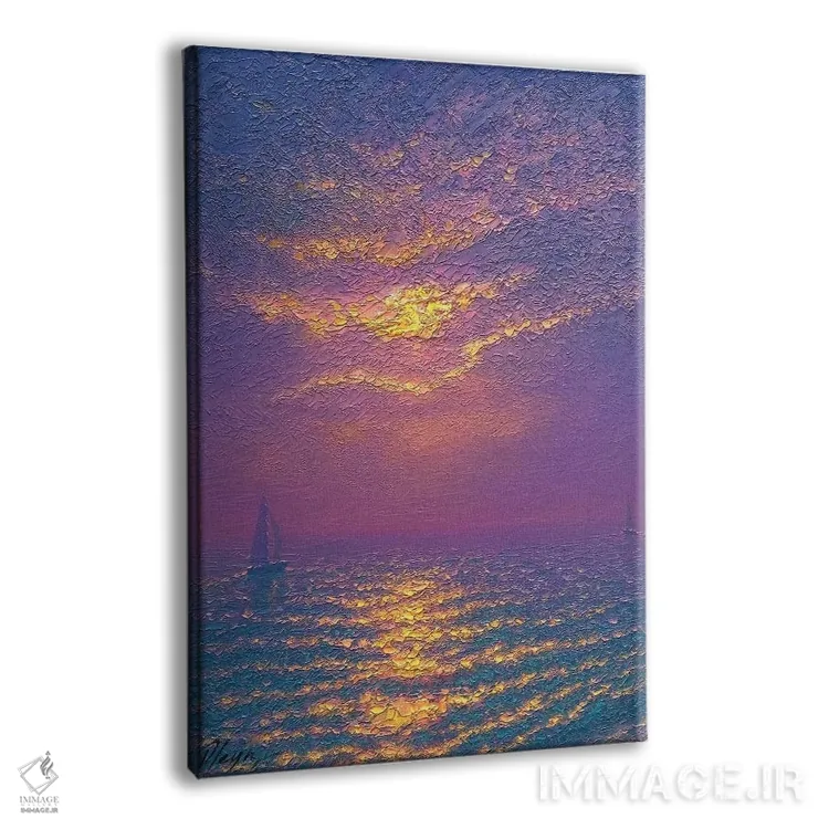 تابلو دکوراتیو منظره دریا 24 اثر دمیتری اولین - نمای پرسپکتیو محصول