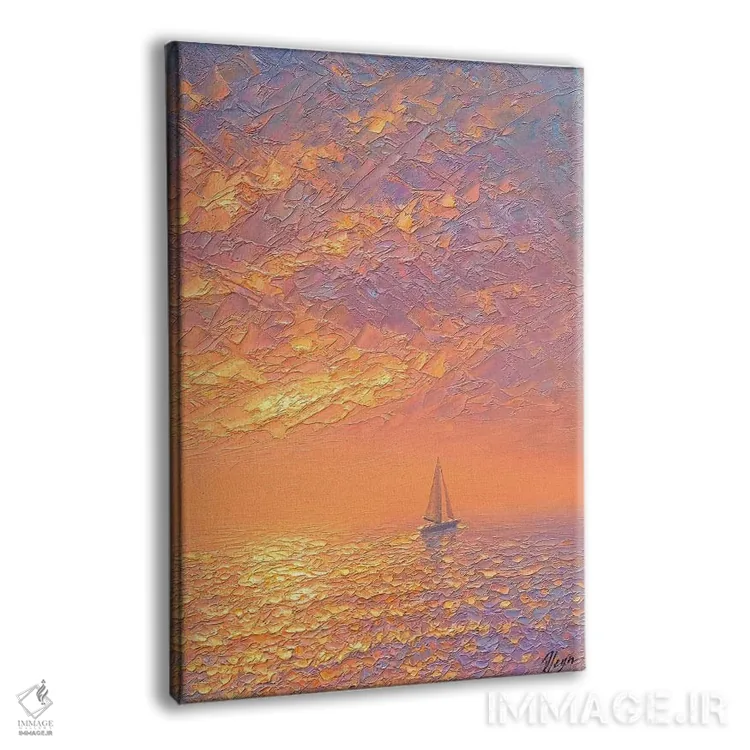 تابلو دکوراتیو منظره دریا XXVIII اثر دمیتری اولین - نمای پرسپکتیو محصول