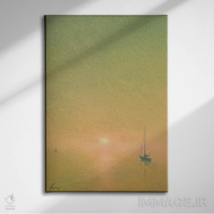 تابلو دکوراتیو صبح اثر دمیتری اولین - نمای روبهرو روی دیوار