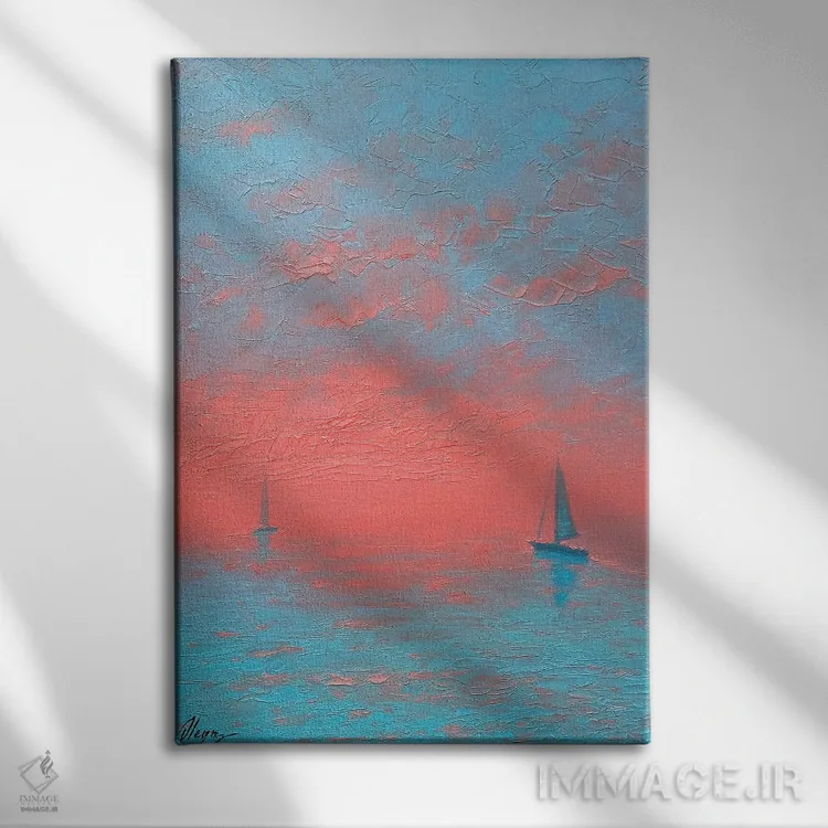 تابلو دکوراتیو طلوع جدید I اثر دمیتری اولین - نمای روبهرو روی دیوار