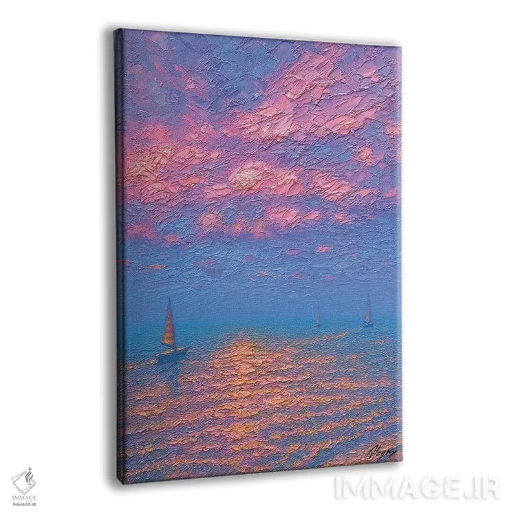 تابلو دکوراتیو دریا ۷۴ اثر دمیتری اولین - نمای پرسپکتیو محصول