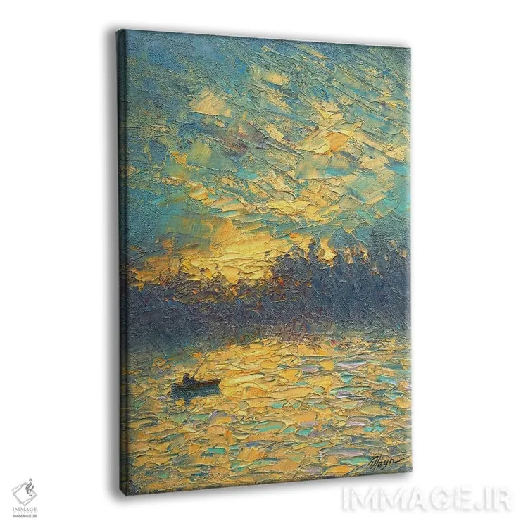 تابلو دکوراتیو غروب III اثر دمیتری اولین - نمای پرسپکتیو محصول