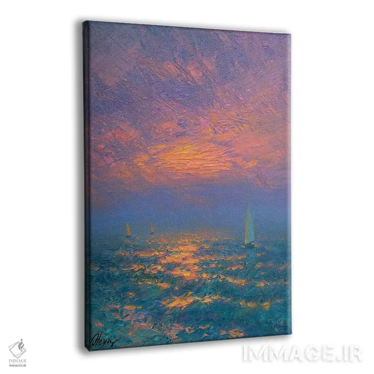 تابلو دکوراتیو دریا III اثر دمیتری اولین - نمای پرسپکتیو محصول