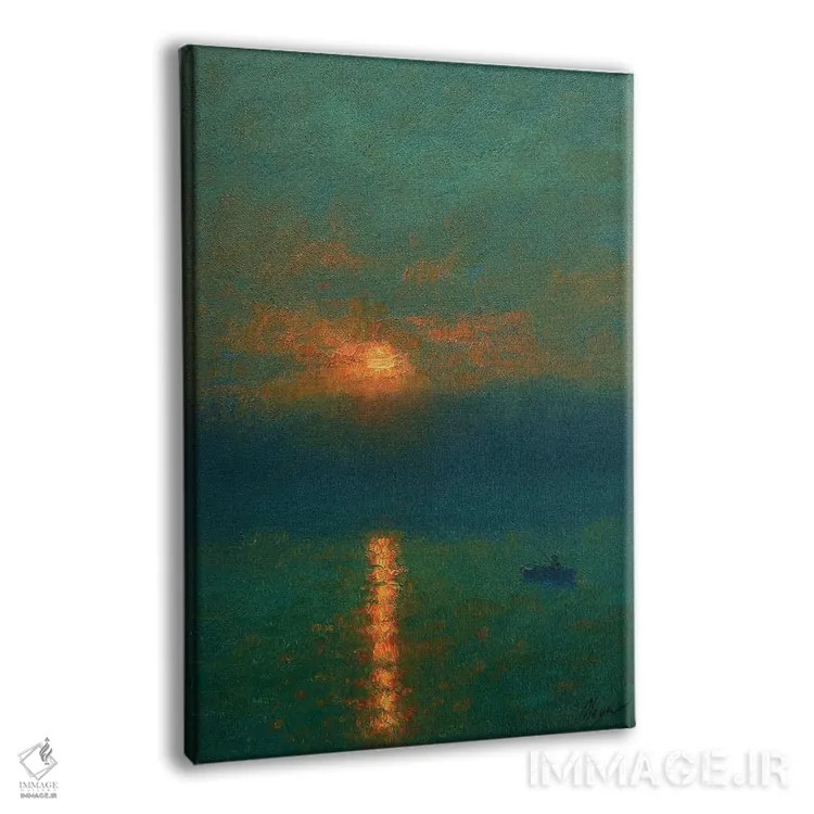 تابلو دکوراتیو غروب سوم اثر دمیتری اولین - نمای پرسپکتیو محصول