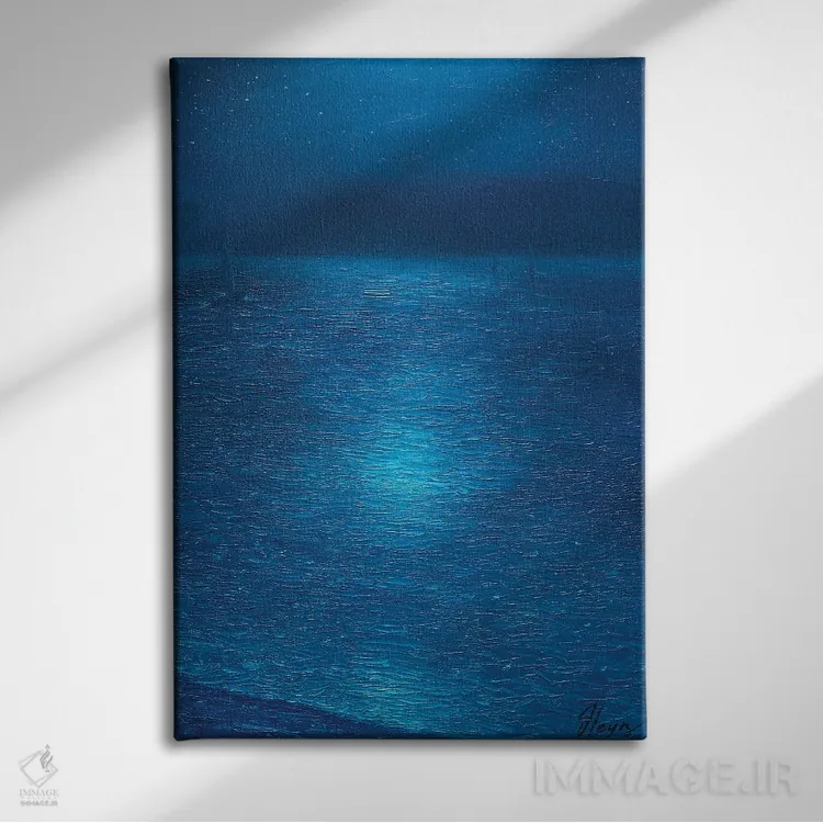 تابلو کلاسیک شب اثر دمیتری اولین - نمای روبهرو روی دیوار