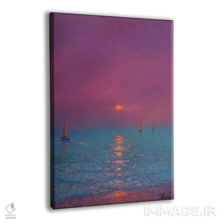 تابلو کلاسیک دریا هفدهم اثر دمیتری اولین - نمای پرسپکتیو محصول