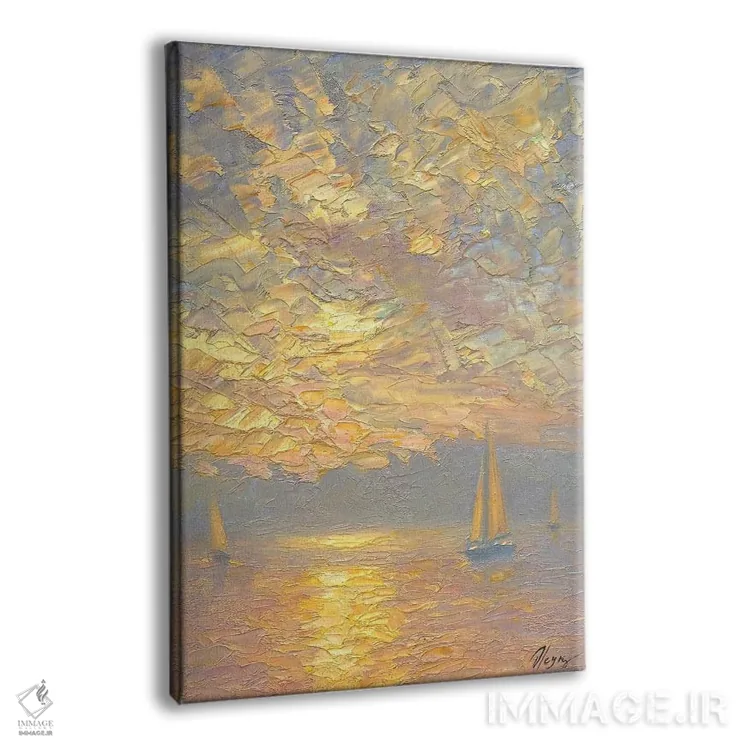 تابلو کلاسیک دریا چهاردهم اثر دمیتری اولین - نمای پرسپکتیو محصول