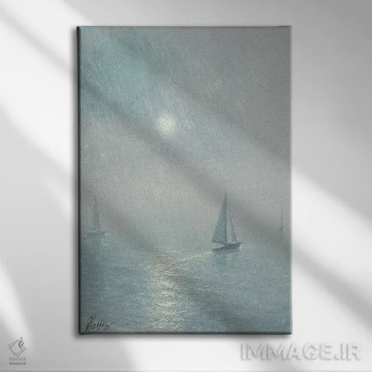 تابلو کلاسیک دریا پانزدهم اثر دمیتری اولین - نمای روبهرو روی دیوار