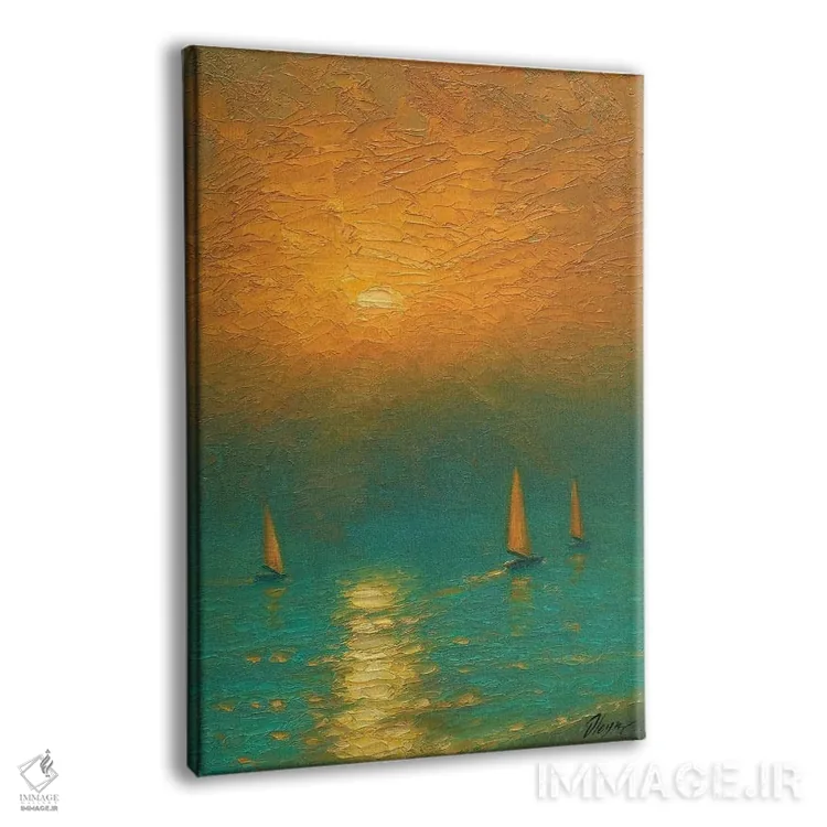 تابلو کلاسیک دریا بیست و سوم اثر دمیتری اولین - نمای پرسپکتیو محصول