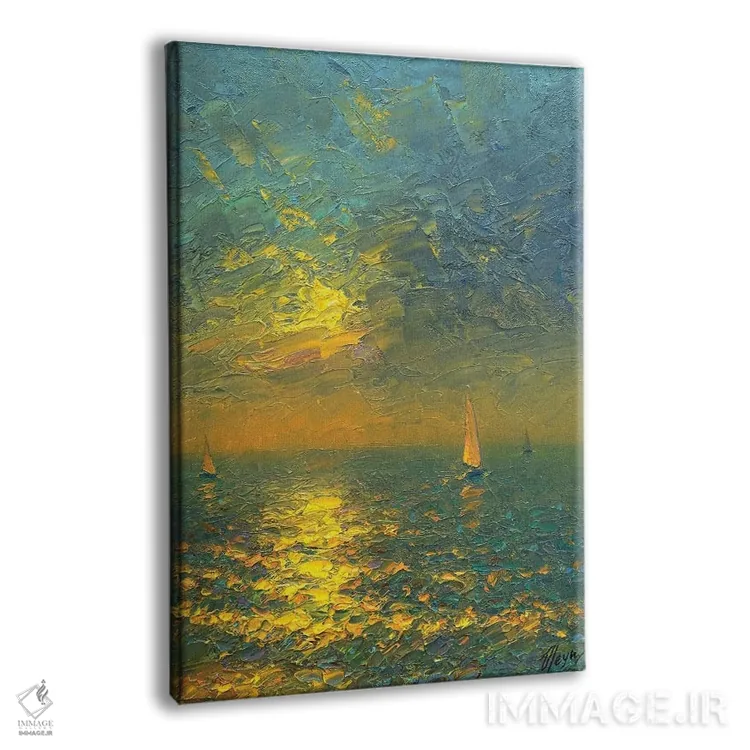 تابلو کلاسیک دریا بیست و ششم اثر دمیتری اولین - نمای پرسپکتیو محصول