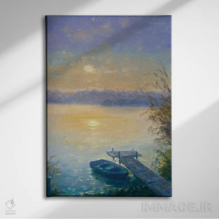 تابلو دکوراتیو عصر هفتم اثر دمیتری اولین - نمای روبهرو روی دیوار