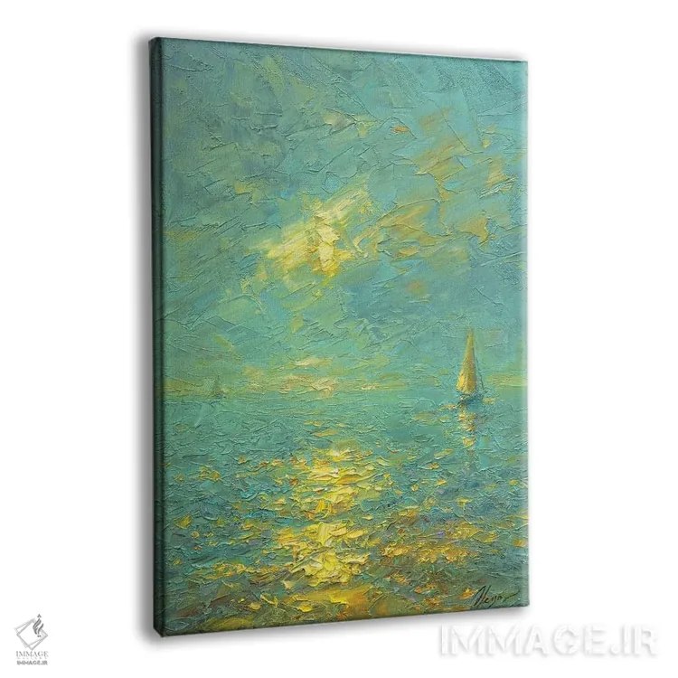 تابلو کلاسیک عصر نهم اثر دمیتری اولین - نمای پرسپکتیو محصول