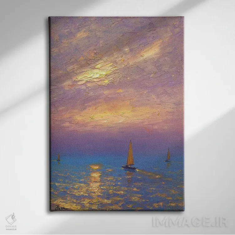 تابلو کلاسیک دریا بیست و هشتم اثر دمیتری اولین - نمای روبهرو روی دیوار