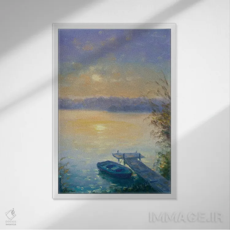 تابلو دکوراتیو عصر هفتم اثر دمیتری اولین - نمای قابدار سفید