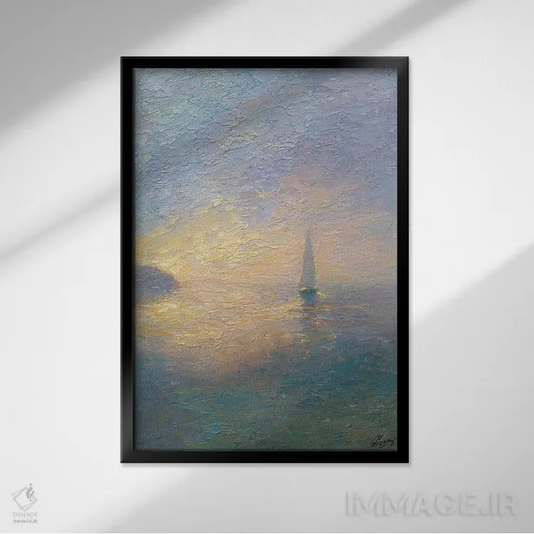 تابلو کلاسیک عصر هشتم اثر دمیتری اولین - نمای قابدار مشکی